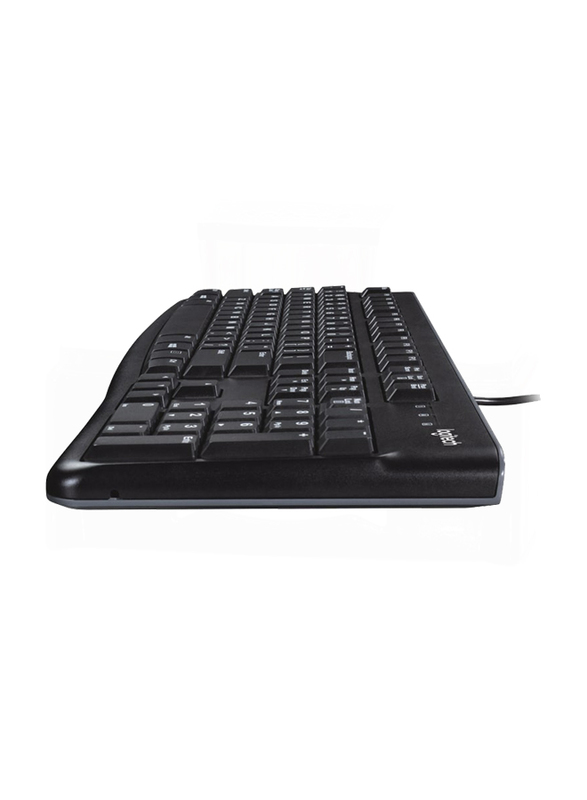 Logitech MK120 Wired English Keyboard and Mouse Combo Set, Black