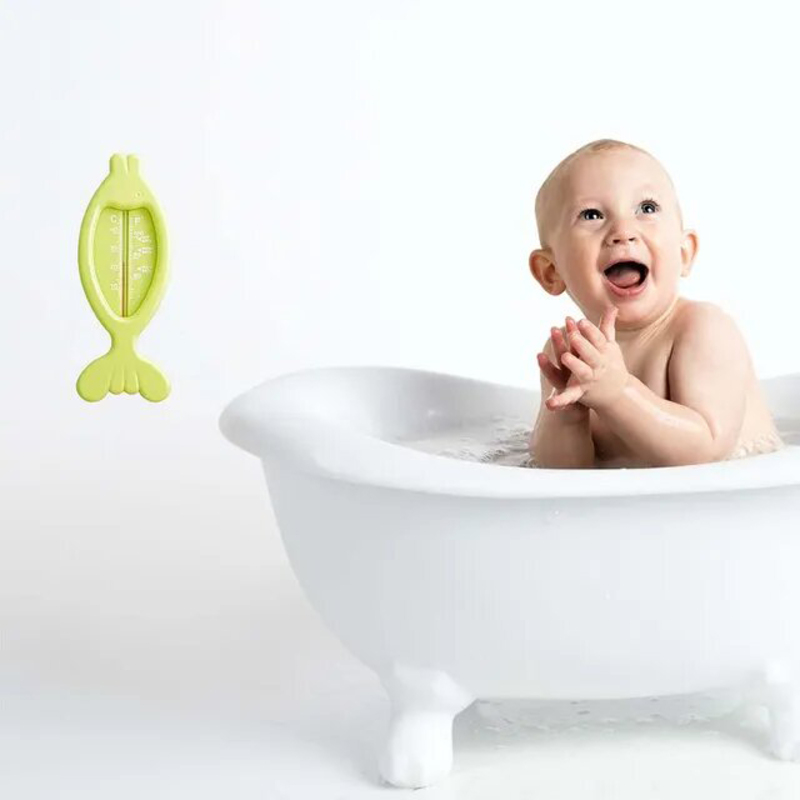 Moon Baby Bath Thermometer, Green