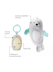 Infantino 3 in 1 Sounds & Light Soothing Pal, Ages 0+ Months, Grey