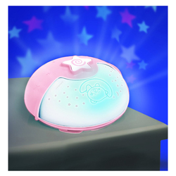 Infantino Wom Soothing Light and Projector, Bear, Pink