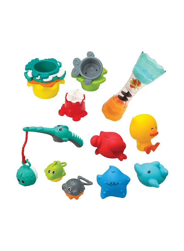 Infantino Splish & Splash Bath Play Set, Multicolour
