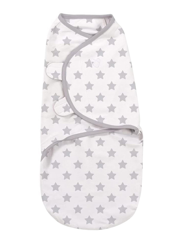 

Summer Infant SwaddleMe Original Cotton Swaddle, Star, Small, 0-3 Months, Grey