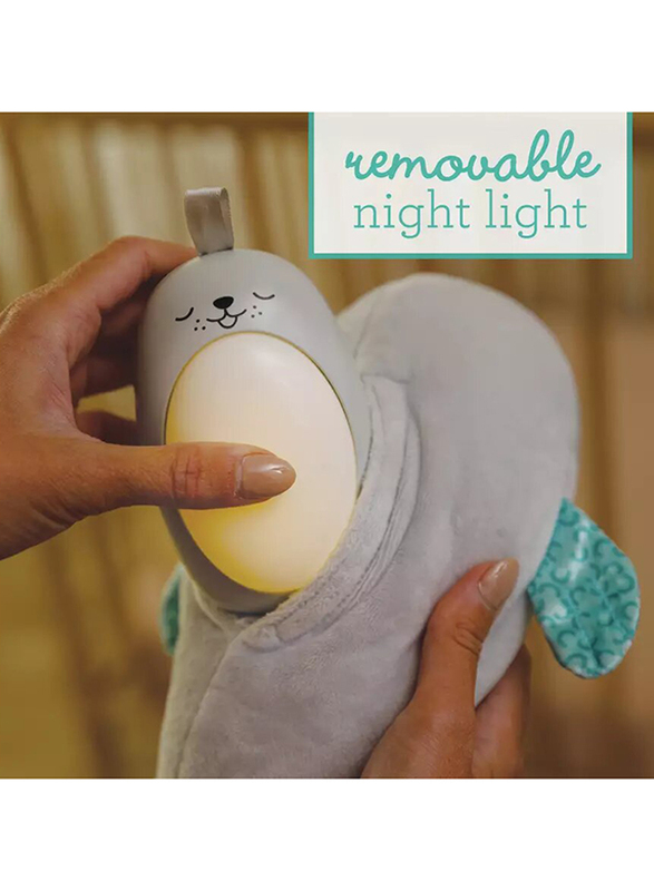 Infantino 3 in 1 Sounds & Light Soothing Pal, Ages 0+ Months, Grey