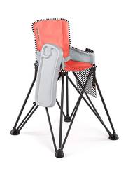 Summer Infant Pop ‘N Dine SE Highchair, Pink/Grey