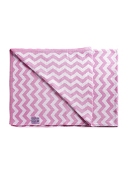 Moon Cotton Baby Blanket, Large, 70 x 102cm, Pink
