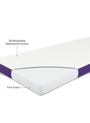 Snuz Surface Air Crib Mattress with Breathable Mesh Cover & Waterproof Layer for Snz Pod 4, 77.5 x 40 x 76cm, White