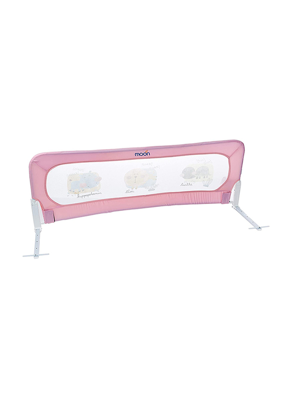 Moon Sequr Toddler Bed Rail, Extra Long, 18 Months +, Pink