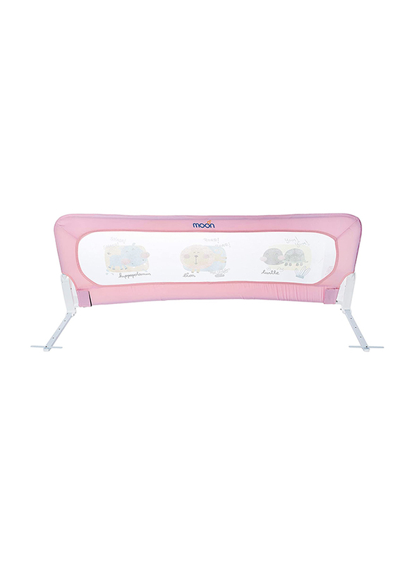 Moon Sequr Toddler Bed Rail, Extra Long, 18 Months +, Pink