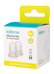 Kidsme Tri-Fold Silicone Sac for Food Feeder, Clear
