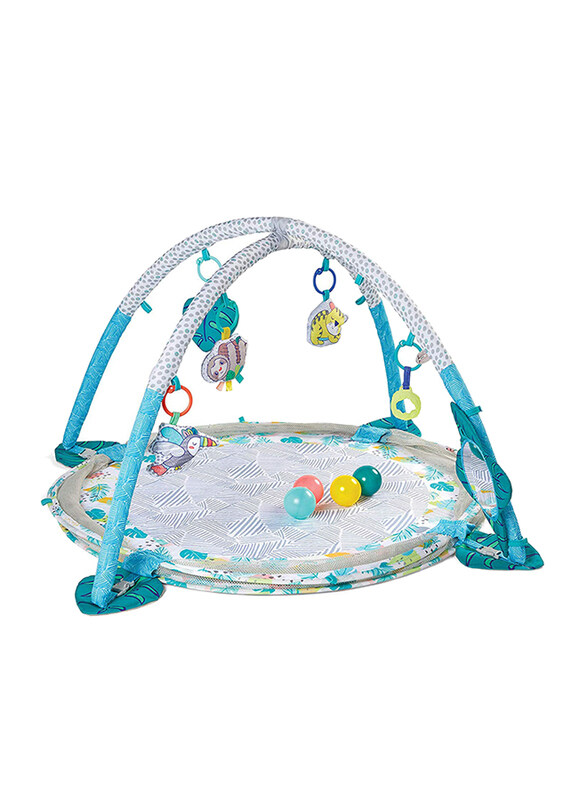 

Infantino 3-in-1 Jumbo Activity Gym & Ball Pit, Blue/White