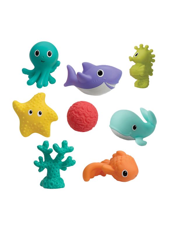 Infantino 8-Piece Aquarium Squirter Bath Toys