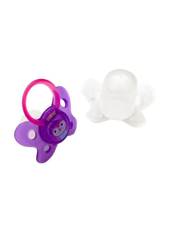 

Nuby Classic Oval Owl Soother, Purple