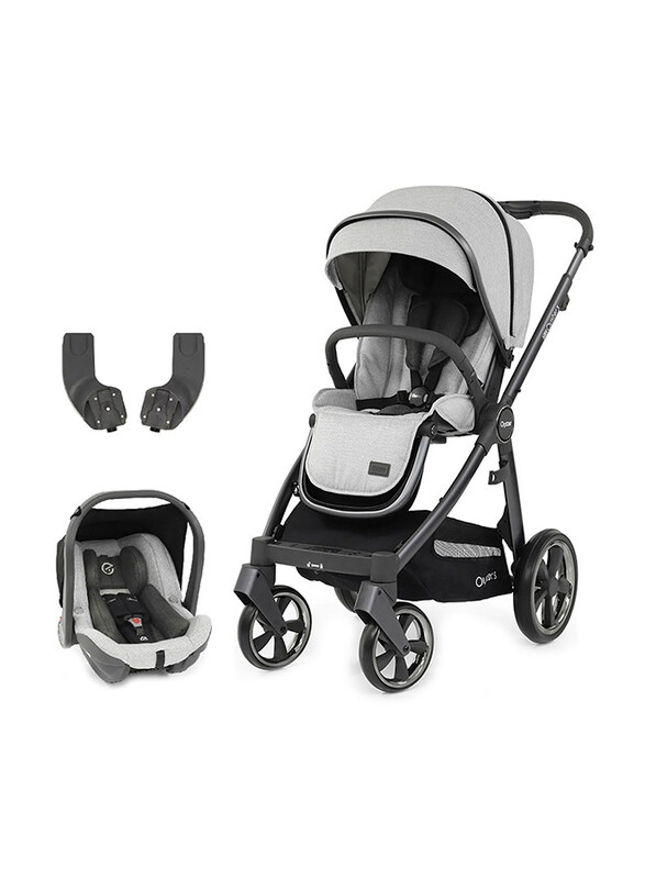 

Oyster 3 Premium Tonic City Baby Stroller with Capsule I Size Car Seat+ Adapter, Grey