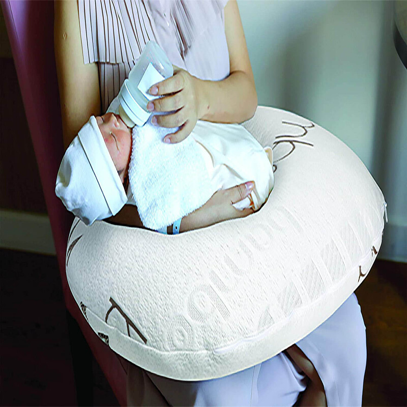 Moon Feeding Pillow + Moon Pregnancy Wedge Pillow, White