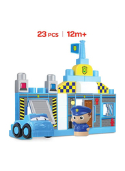 Moon Police Squad Building Block Toy Set, 23 Pieces, Ages 1+, Multicolour