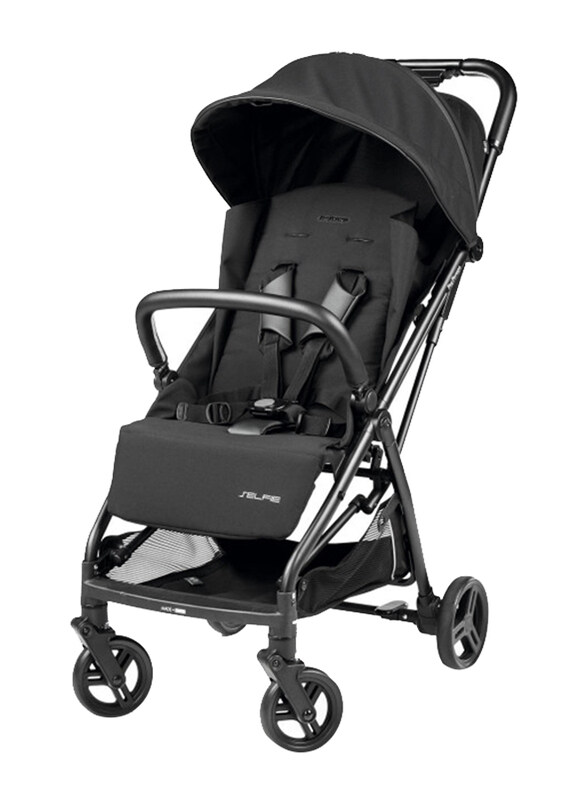 

Peg Perego Selfie Lightweight and Self Folding Travel Stroller, Licorice