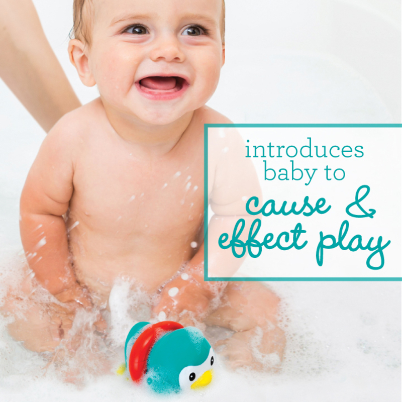 Infantino Kick & Swim Bath Toys Pals for Baby, Multicolour