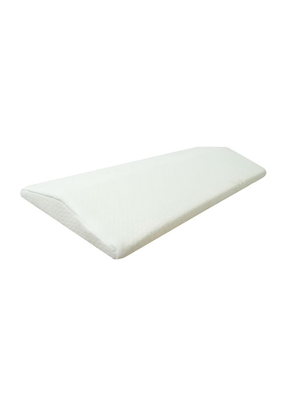 Moon Lumbar Support Pillow, White