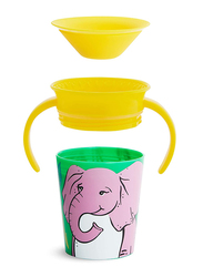 Munchkin Elephant Miracle 360 Degree Wildlove Trainer Cup, 6oz, Multicolour