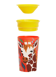 Munchkin Giraffe Miracle 360 Degree Wildlove Sippy Cup, 9oz, Multicolour