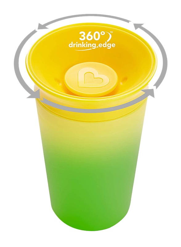 Munchkin Miracle 360 Degree Colour Changing Cup, 9oz, Yellow