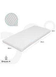 Moon Baby Quilted Crib Mattress, White