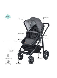 Moon Tres Baby Travel System, Grey