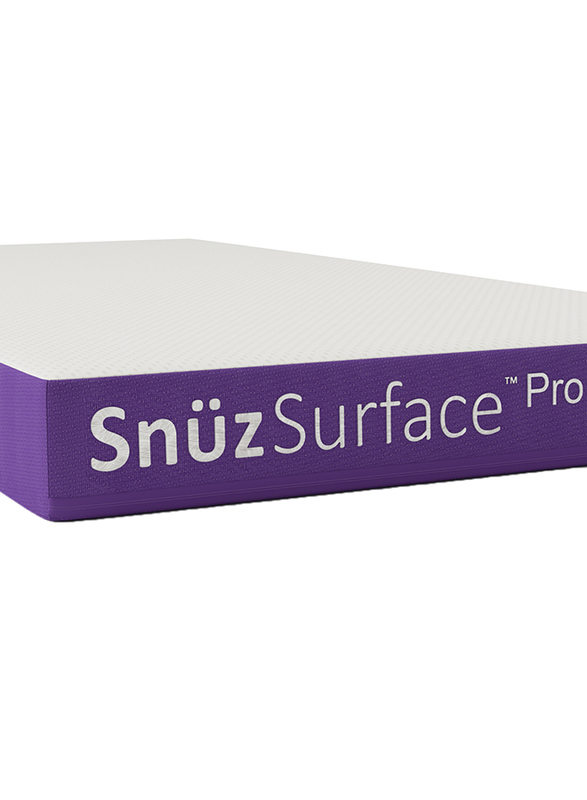 Snuz Surface Pro Adaptable Cot Bed Mattress for SnuzKot, 0-7 Years, 140 x 70 x 11 cm, White