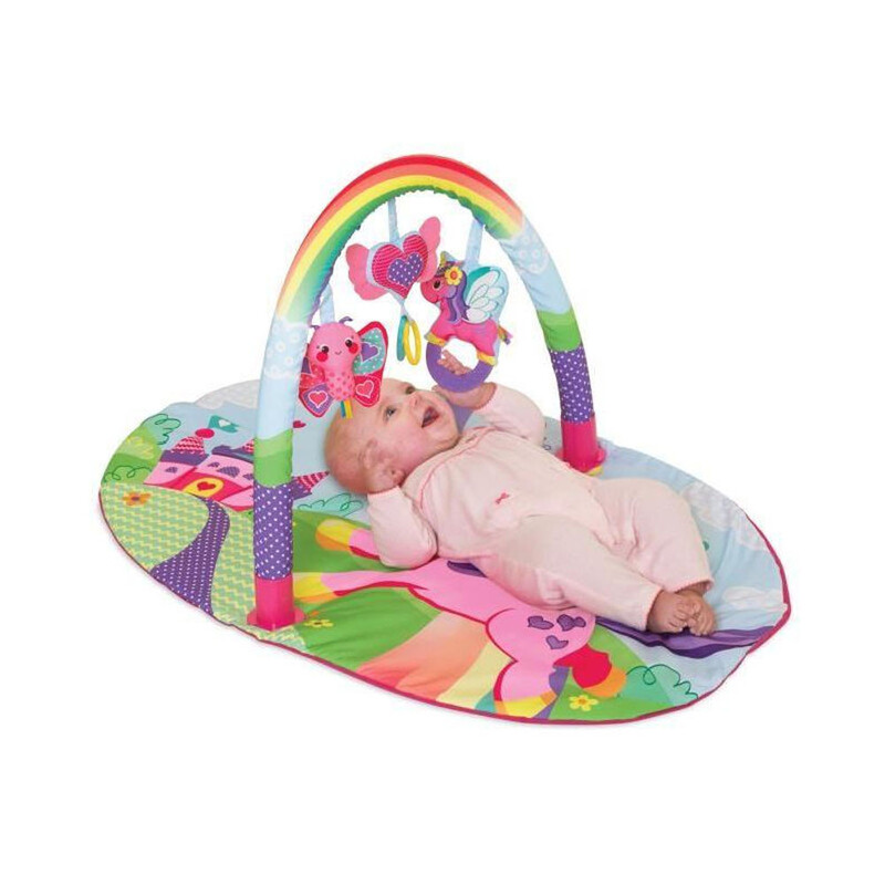 Infantino Explore & Store Activity Gym, Sparkle, Pink/Green/Blue