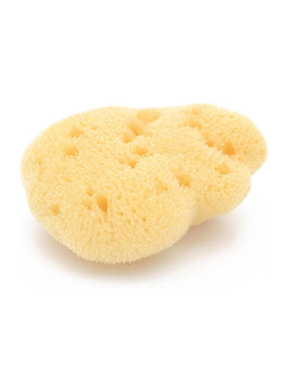 

Babu 16-Piece 100% Natural Fine Silk Sea Sponge, Yellow