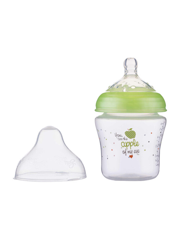 

Nuby Little Moments Slow Flow SoftFlex Bottle, 180ml, Green