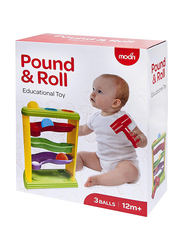 Moon Pound & Roll Toy, Multicolour