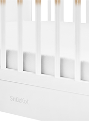 Snuz Kot Skandi 2 Piece Baby Nursery Furniture Set Convertible Nursery Cot Bed with 3 Mattress Height and Changing Unit, Ombre