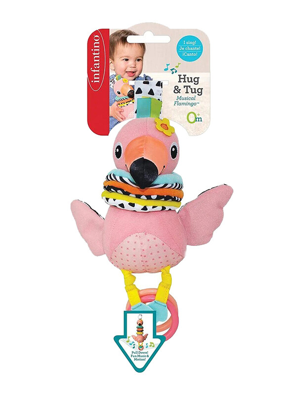 

Infantino Hug & Tug Musical Flamingo