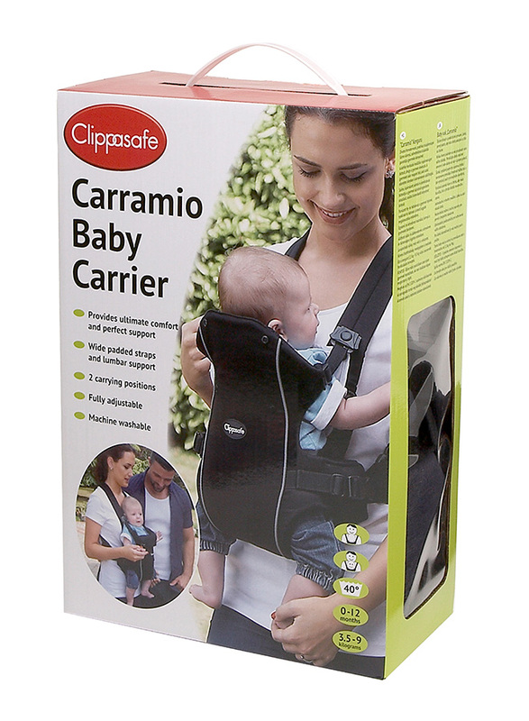 Clippasafe Carramio Baby Carrier From Birth to 9 Kg, Navy Blue