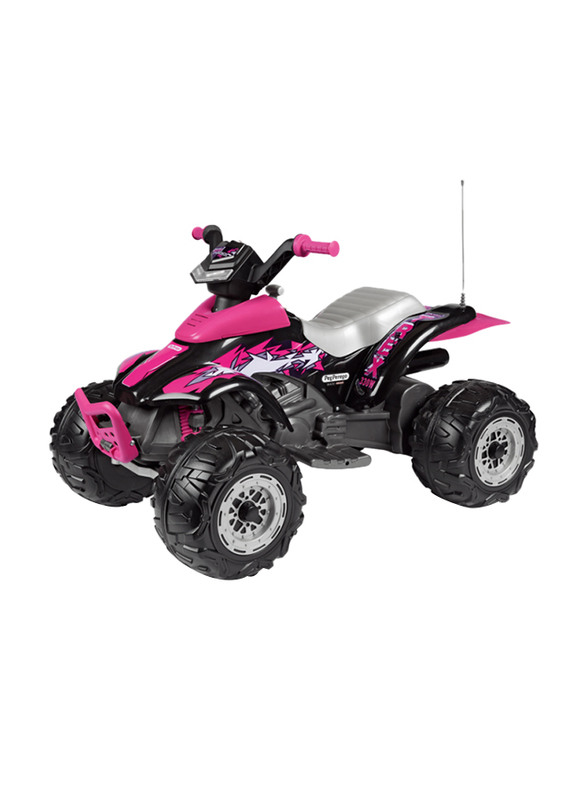 Peg Perego Corral T-Rex 330W Ride On Toy, Ages 3+, Pink