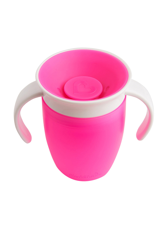 Munchkin Miracle 360 Degree Trainer Cup, 7oz, Pink