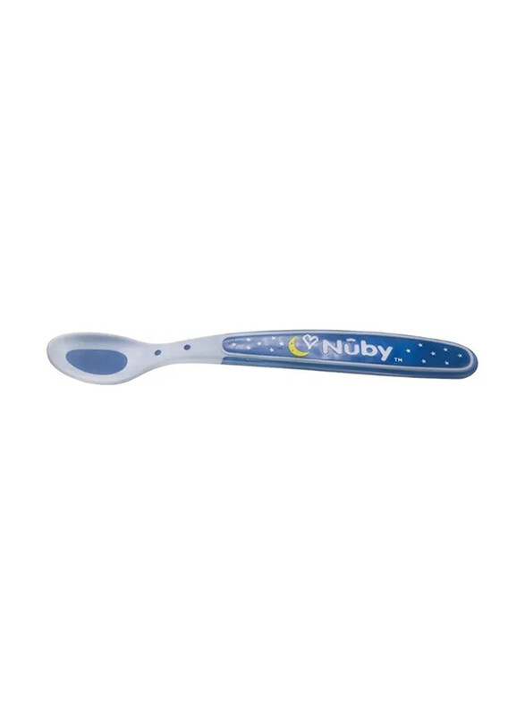 

Nuby Little Moments Hot Safe Spoon, 2 Pieces, Blue