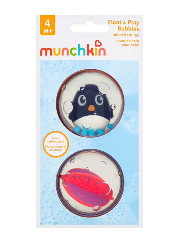 

Munchkin 2-Piece Float and Play Bubbles Bath Toy, Multicolour