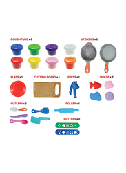 Moon Dough Creations Kitchen Set DIY Clay Toys, 8 Pieces, Ages 3+