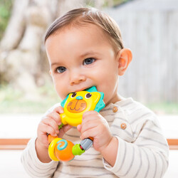 Infantino Bendy Baby Teether, Lion, Multicolor