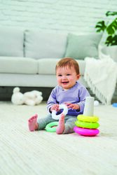 Infantino Rock N Rings Toys for Baby, Multicolour