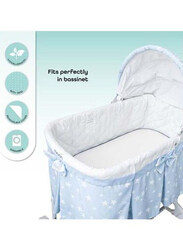 Moon Classic Foam Moses Basket Crib & Pram Mattress, White