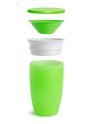 Munchkin Miracle 360 Degree Sippy Cup with Lid, 10oz, Green