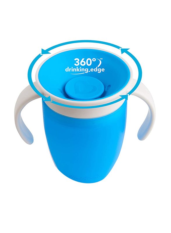 Munchkin Miracle 360 Degree Trainer Cup, 7oz, Blue