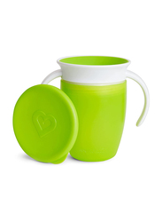 Munchkin Miracle 360 Degree Trainer Cup with Lid, 7oz, Green