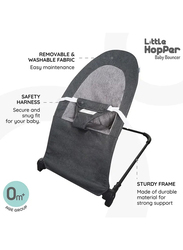 Moon Little Hopper Baby Bouncer, Dark Grey