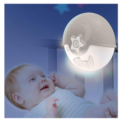 Infantino Wom Soothing Light and Projector, Bear, Ecru