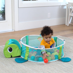 Infantino Grow-With-Me Activity Playmat & Ball Pit, Multicolour