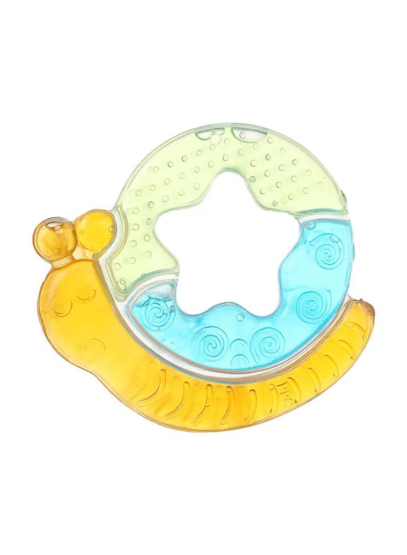 Kidsme Water Filled Caterpillar Soother, Yellow/Blue